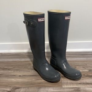 Original Gray Gloss Hunter Boots